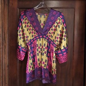 Hale Bob Silk Tunic Shirt